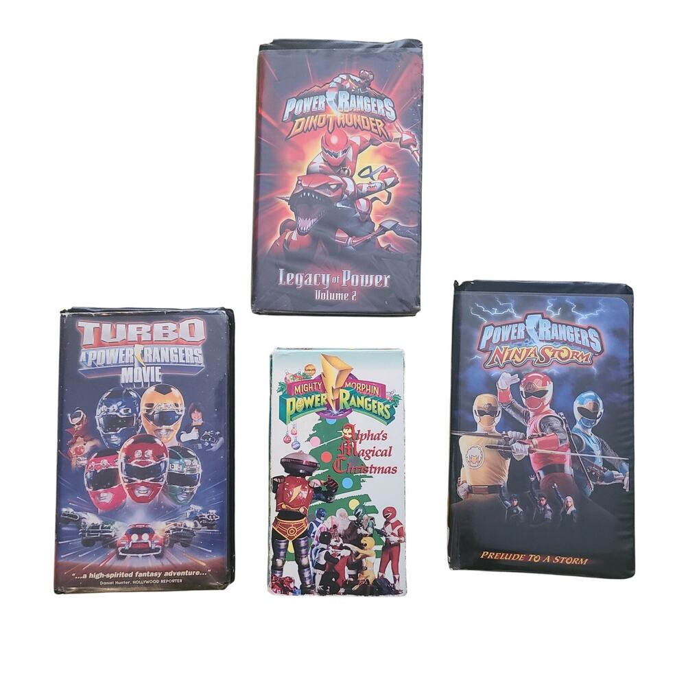 Power Rangers vhs  Lot